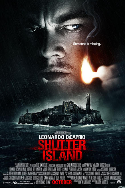 shutters island Posterul oficial al filmului Shutters Island