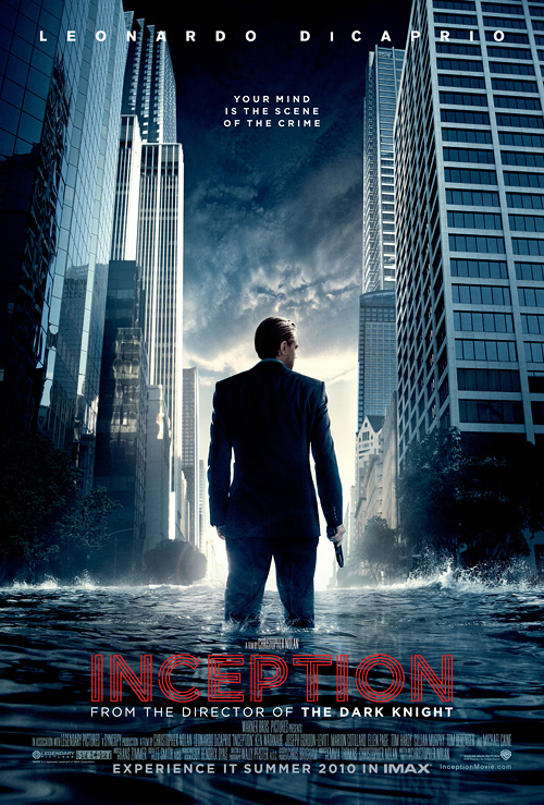 inception firstposter leoback full Primul poster pentru Inception cu Leonardo DiCaprio