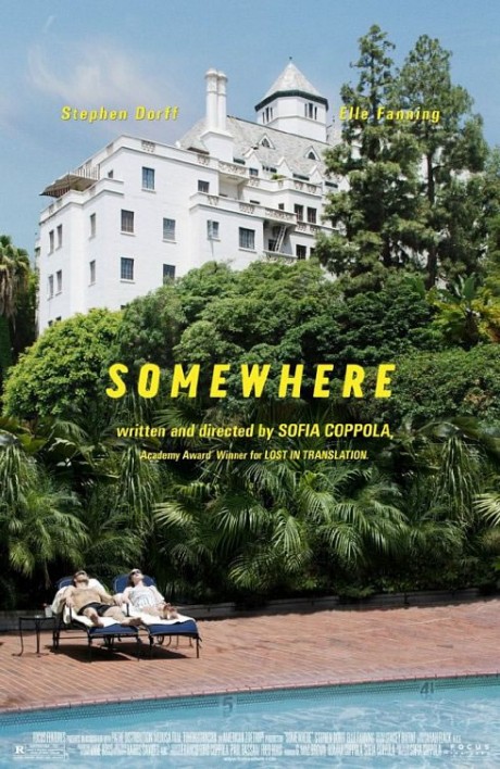 somewhereposter 460x708 [Trailer + Poster] Somewhere, proiectul nou Sofia Coppola