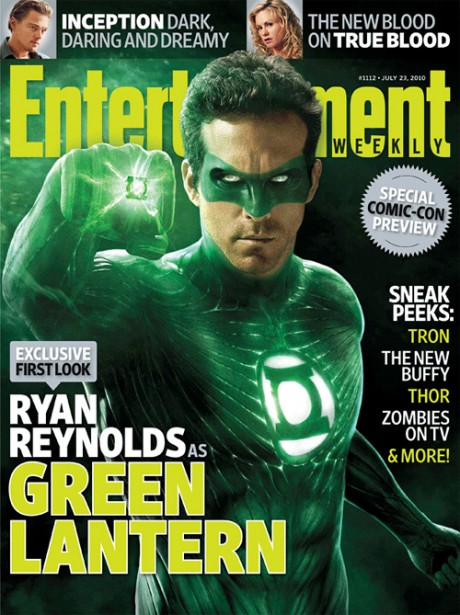 ew greenlanterncover fullBADQ 01 460x615 Poze cu Ryan Reynolds în Green Lantern