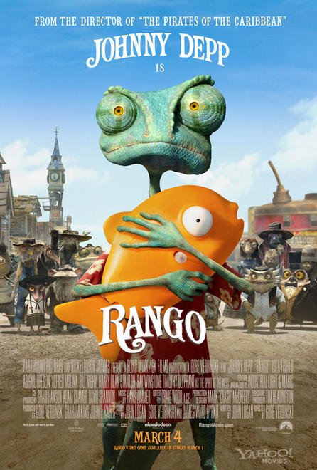 Rango Poster [Trailer + Poster] Rango si Johnny Depp