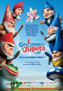 afis Gnomeo 210x300 Gnomeo si Julieta in 3D (2011) [concurs]