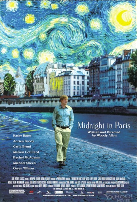Midnight In Paris Poster 550x811 460x678 [Trailer + Poster] Midnight in Paris