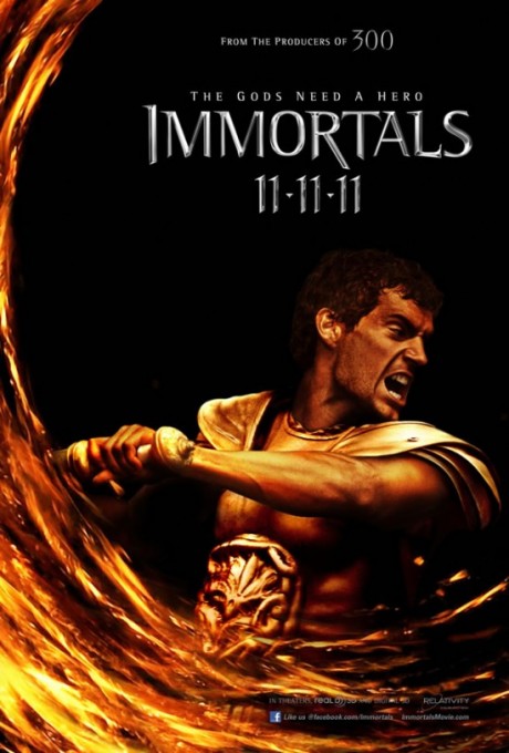 immortals theseus 550x814 460x680 [Trailer + Postere] Immortals