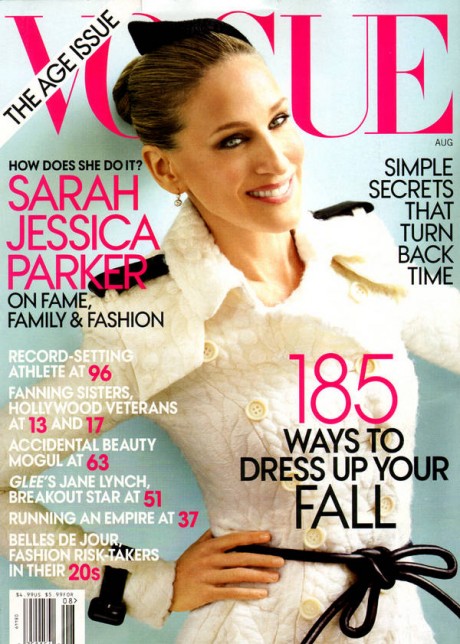 Sarah Jessica Parker Vogue US August 1 460x644 Sarah Jessica Parker: Pictorial inedit in Vogue