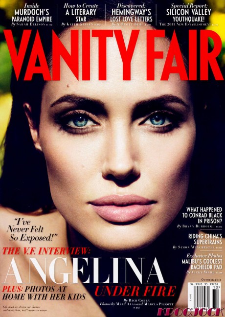 Angelina Jolie Vanity Fair US October 1 460x648 Angelina Jolie in Vanity Fair