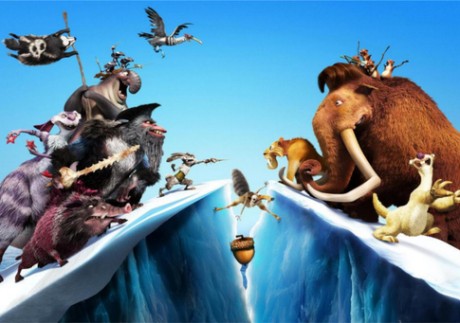 watch little rat guy still looking for an acorn in trailer for ice age 4 continental drift 460x323 [Trailer] Ice Age 4: Continental Drift