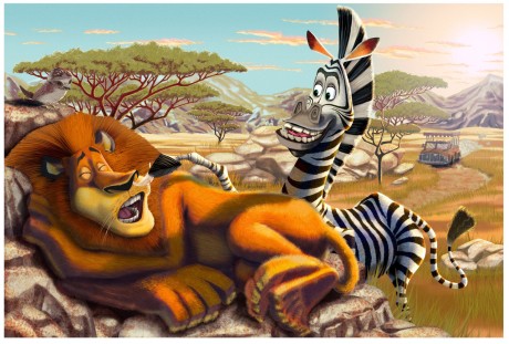 Madagascar 2 tryout by SavarkDicupe 460x311 Madagascar 3 va avea premiera mondiala la Cannes 2012