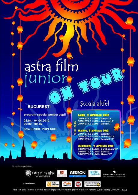 afis Junior ON TOUR BUCURESTI1 460x650 Astra Film Junior On Tour in aprilie 2012