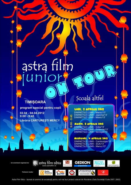 afis Junior ON TOUR TIMISOARA 460x650 Astra Film Junior On Tour in aprilie 2012