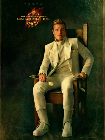 Peeta a p Noile postere pentru The Hunger Games: Catching Fire