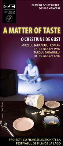 Visual A matter of taste Ţi e foame? Hai la film!