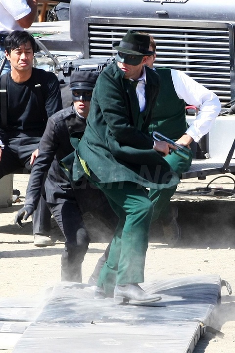 green hornet Seth Rogen in The Green Hornet