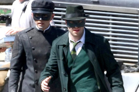 set greenh Seth Rogen in The Green Hornet