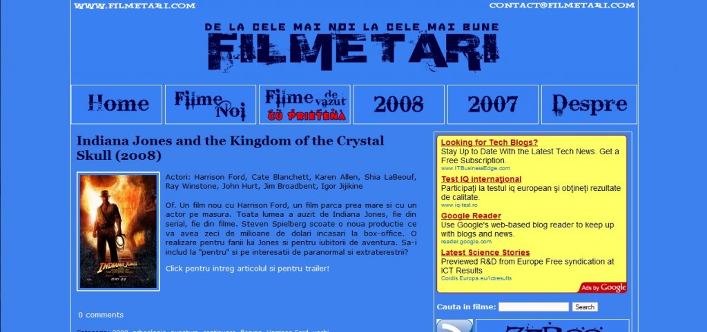 filmetaricom in 2007 filmetaricom in 2007 1024x482 2 ani de FILMETARI