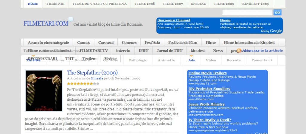 filmetaricom in toamna 2008 filmetaricom in toamna 2008 1024x450 2 ani de FILMETARI