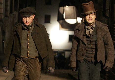 Simon Pegg and Andy Serkis Burke and Hare movie image (4)