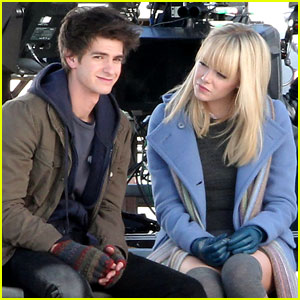 andrew-garfield-emma-stone-on-set-chemistry