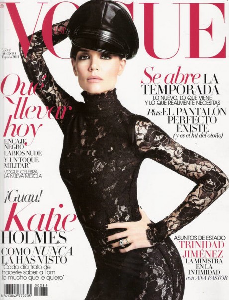 Katie Holmes in Vogue Spania Katie Holmes Vogue Spain August 1 460x602 Katie Holmes in Vogue Spania