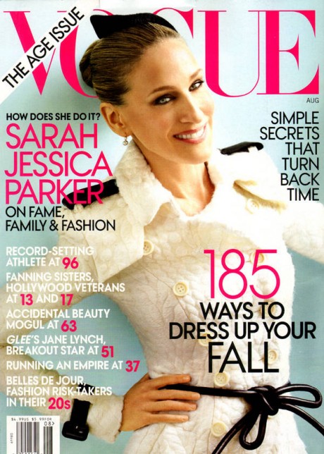 Sarah Jessica Parker: Pictorial inedit in Vogue Sarah Jessica Parker Vogue US August 1 460x644 Sarah Jessica Parker: Pictorial inedit in Vogue