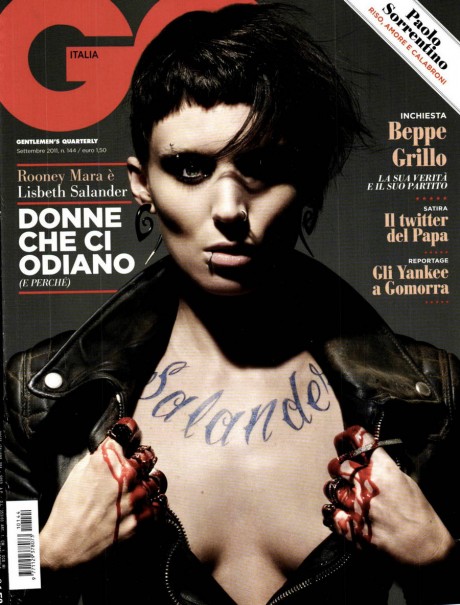 Rooney Mara GQ Italy September 1 460x605 Pictorial GQ: Rooney Mara