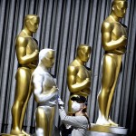 Oscar Statues Painted In Preparation For The 80th Academy Awards