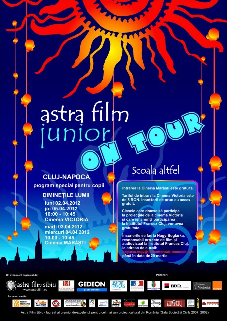 Astra Film Junior On Tour in aprilie 2012 afis Junior ON TOUR CLUJ 460x650 Astra Film Junior On Tour in aprilie 2012