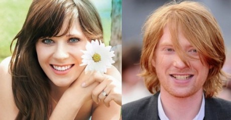 zooey deschanel domhnall gleeson 460x239 Zooey Deschanel si Domhnall Gleeson ar putea juca impreuna intr un film