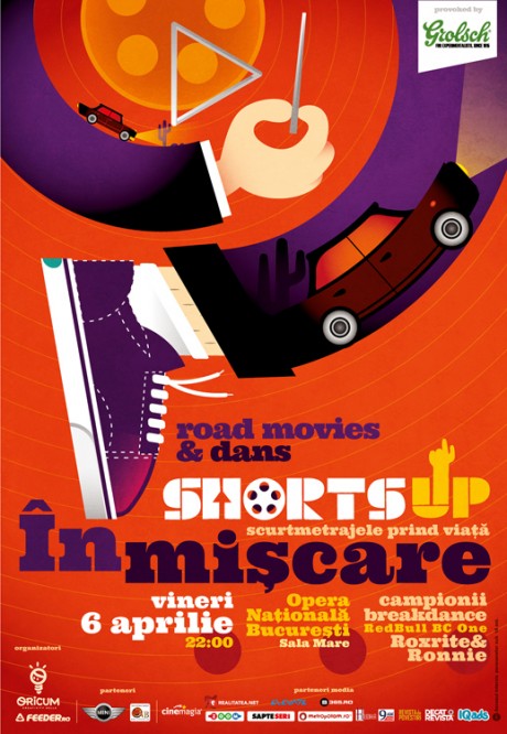 ShortsUP In Miscare afis 460x666 Vineri, 6 aprilie, ShortsUP In miscare la Opera Nationala Bucuresti