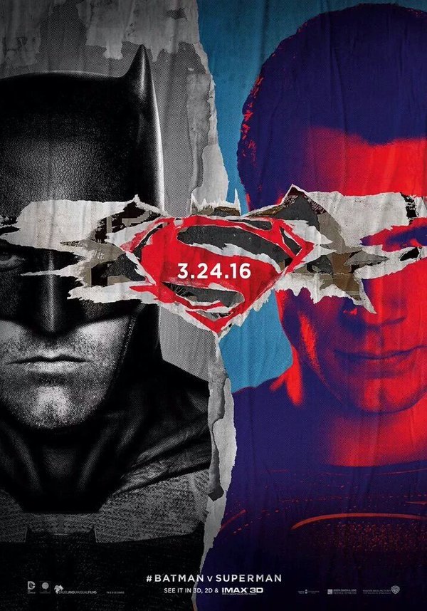 poster batman v superman